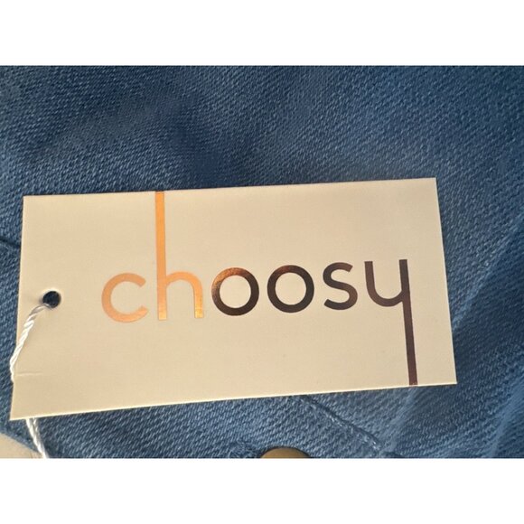 NWT Choosy Size 4 Womens Chambray Bermuda Shorts Blue - Picture 11 of 12